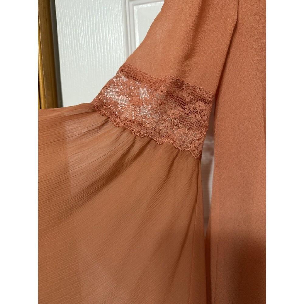 Free People Boho Lace Bell Sleeve Blouse – Women’s Small - Picture 5 of 9